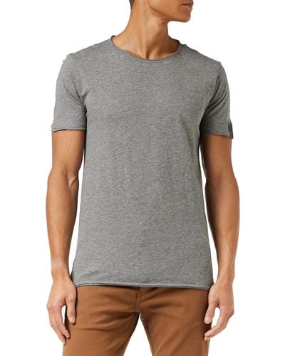 Replay T-Shirt Kurzarm mit Rundhals Ausschnitt - Grau