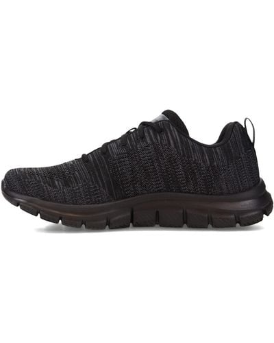 Skechers Track Front Runner Lace-up Trainer Oxford - Black