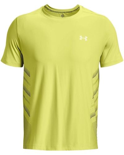 Under Armour S Iso Chill Laser Heat Short Sleeve T-shirt Lime Yellow S