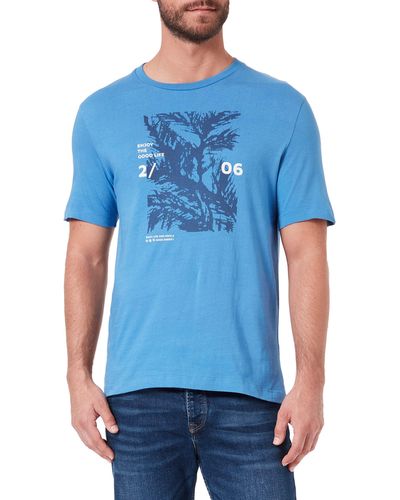 S.oliver 130.10.206.12.130.2115229 T-Shirt - Blau