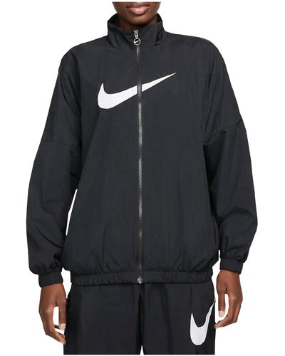 Nike Sportswear Essential Textiljacke DM6181-010 - Schwarz