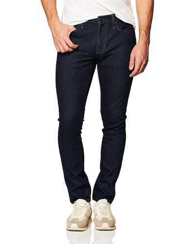 Amazon Essentials Jeans Elasticizzati Skinny Uomo - Blu