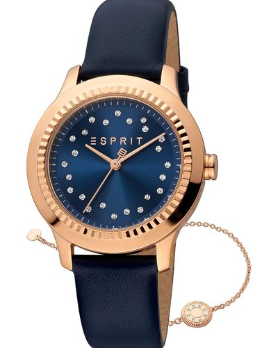 Esprit Casual Watch Es1l351l0055 - Blue