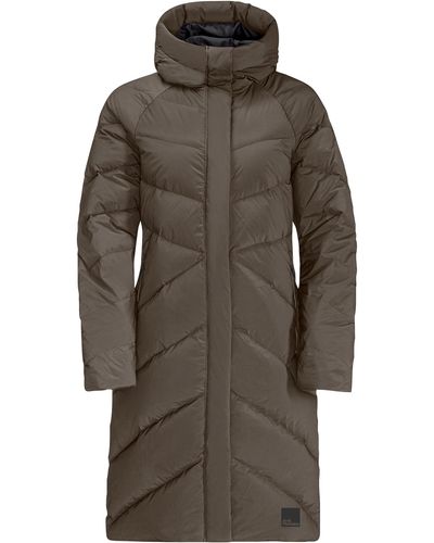 Jack Wolfskin MARIENPLATZ COAT W cold coffee M - Schwarz