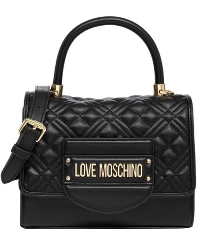 Love Moschino Sac à main matelassé - Noir