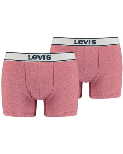 Levi's Pack Vintage Boxers - Red