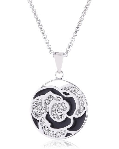 S.oliver Halskette 925 Sterling Silber 64 Zirkonia mehrfarbig 45 cm 438414 - Mettallic