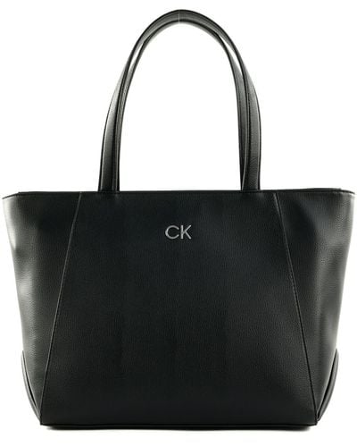 Calvin Klein Daily Shopper MEDIUM Pebble K60K611766 Taschen - Schwarz