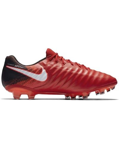 Nike Tiempo Legend Vii Fg S Football Boots 897752 Soccer Cleats - Red