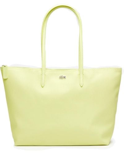 Lacoste Shopper L SHOPPING BAG,Lederimitat - Gelb