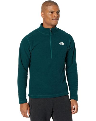 The North Face Strukturierte Cap Rock 1⁄4 Zip Pullover Sweatshirt - Grün