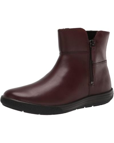 Ecco Chase Ii Zip Hydromax Water Resistant Ankle Boots - Brown