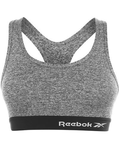 Reebok 2 Pack Crop Top Ladies - Grey