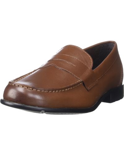Rockport S Classic Penny Loafers-shoes - Brown