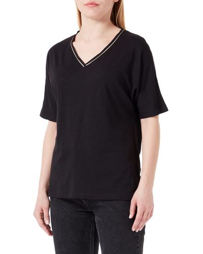 Geox W T-Shirt Camiseta - Negro