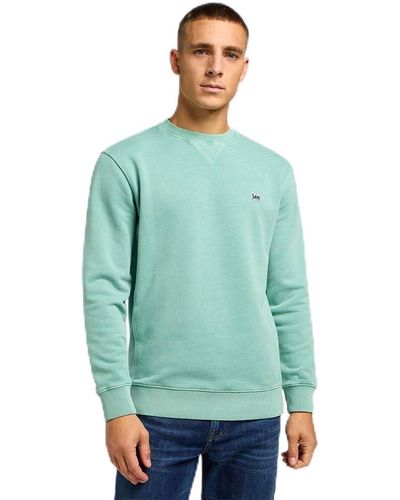 Lee Jeans Plain Crew SWS Sweatshirt - Grün