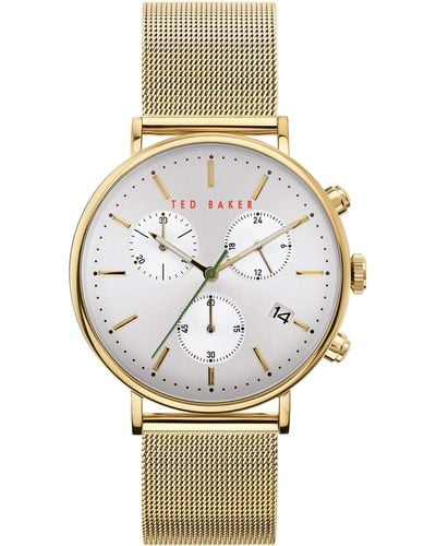 Ted Baker London Klassische Uhr BKPMMF902 - Mettallic