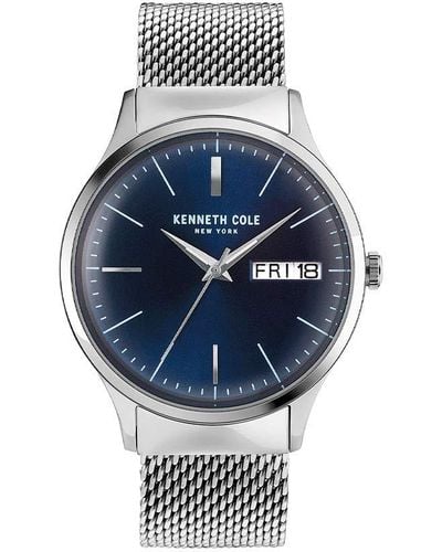 Kenneth Cole New York Uhr Armbanduhr Edelstahl KC50587001 - Blau