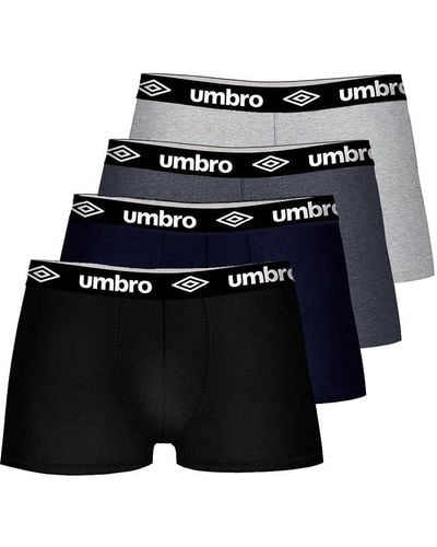 UMBRO ® Cotton Boxer Bra Set, Black or Grey