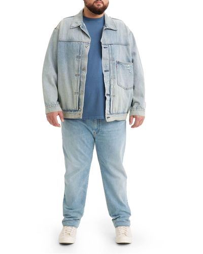 Levi's 512 Slim Taper Big&tall - Taper, Vaqueros, Hombre, Light Indigo - Worn In, 36W / 38L - Azul