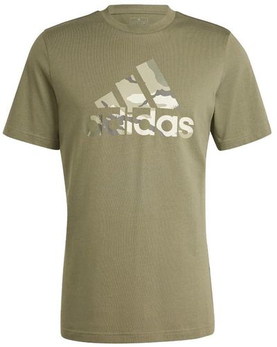 adidas Camo Badge Of Sport Graphic T-shirt - Groen