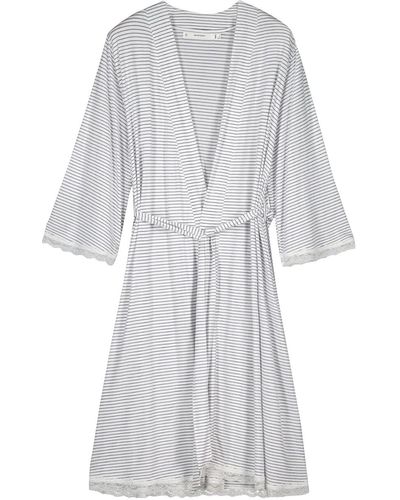 Women'secret Midi-badjas Voor - Wit