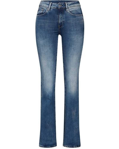 G-Star RAW 3301 High Waist Flare Jeans - Blu