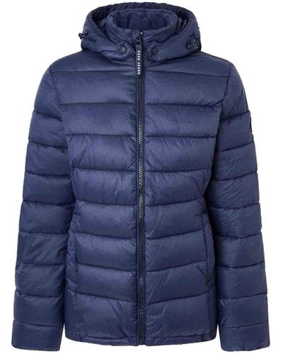 Pepe Jeans Maddie Short Puffer Jacket - Blue