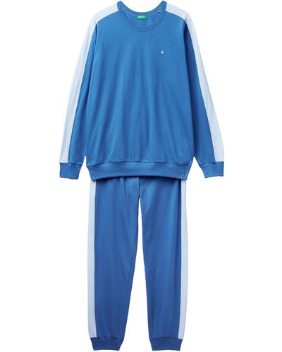 Benetton Pig(Trikot+Hose) 30964P026 Pyjamaset - Blau