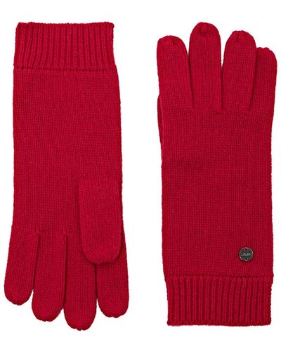 Esprit Mit Kaschmir: Handschuhe aus Wollmix - Rot