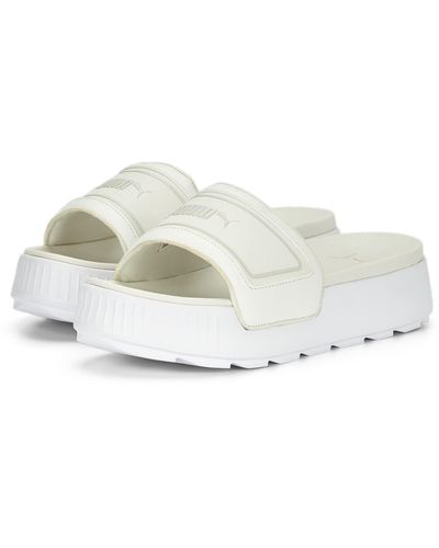 PUMA Karmen Slide Sandal in Black Lyst UK