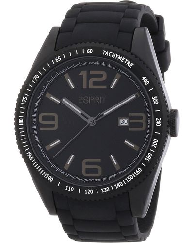 Esprit Armbanduhr XL Verdugo Analog Plastik A.ES104121003 - Schwarz
