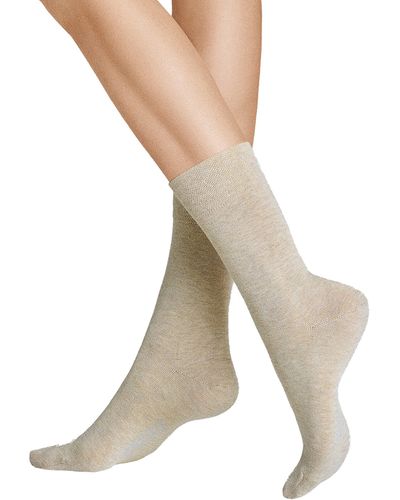 Hudson Jeans Relax Cotton Relaxed Socks - Natural