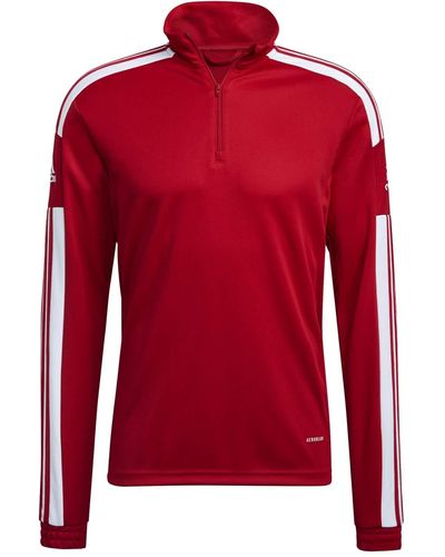 adidas SQ21 TR Top Pullover - Rojo