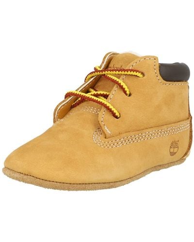 Timberland Crib Bootie With Hat - Yellow