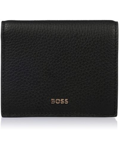 BOSS Sophie Sm Bi-fold Wallet Voor - Zwart