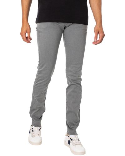 Replay Jeans Anbass Slim-Fit Hyperflex Colour X-Lite mit Stretch - Schwarz