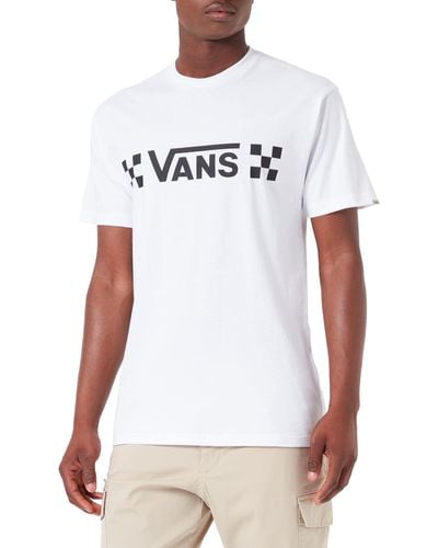 Vans Drop V Check-b T-Shirt - Weiß