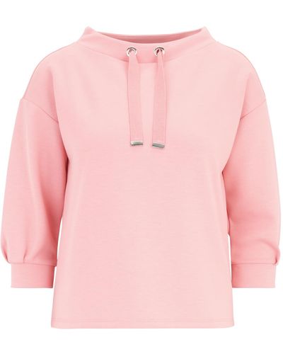 Betty Barclay Sweatshirt mit Kragen Salmon Rose,42 - Pink