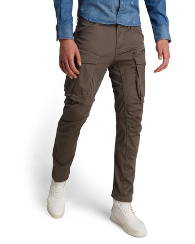 G-Star RAW Broek Rovic Zip 3d Straight Tapered,grijs