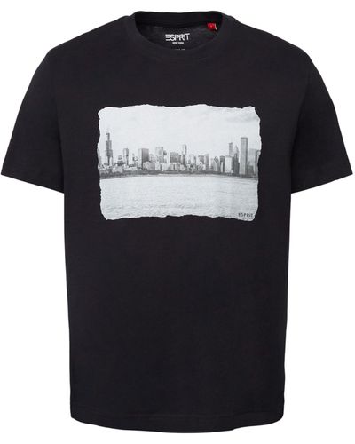 Esprit 113ee2k316 T-shirt - Black