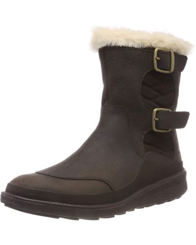 Merrell Tremblant Ezra Zip Polar Waterproof High Boots - Brown