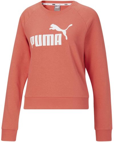 PUMA Essentials Crew Neck Sweatshirt - Red