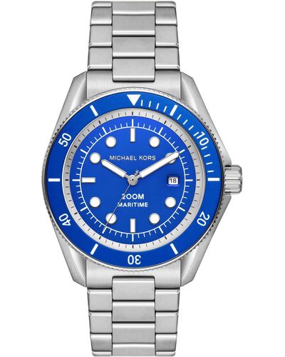 Michael Kors Mens Mk9160 S Wristwatch - Blue