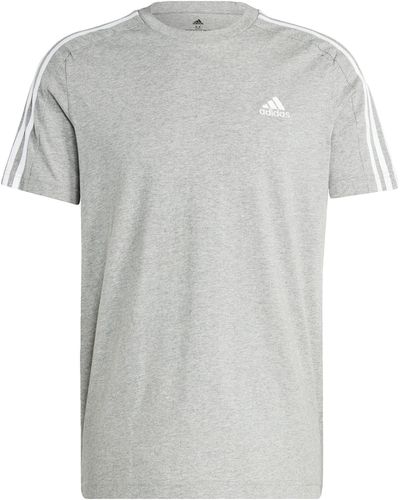 adidas Essentials 3-stripes T-shirts - Grijs