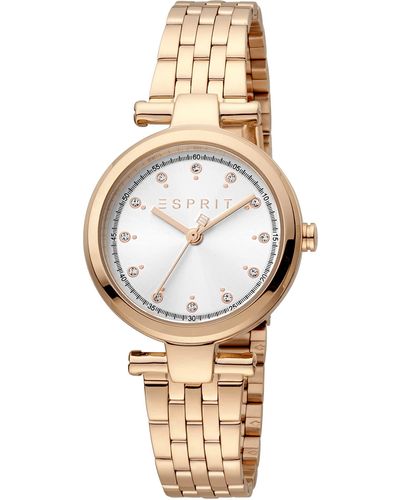 Esprit Lässige Uhr ES1L281M1085 - Mettallic