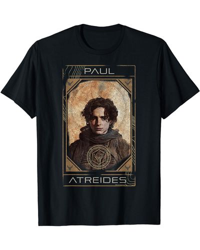 Dune Dune Paul Atreides Tarot Card T-shirt - Black