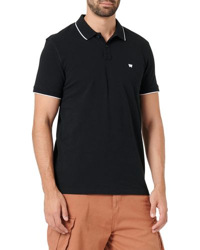 Wrangler Polo Shirt - Schwarz