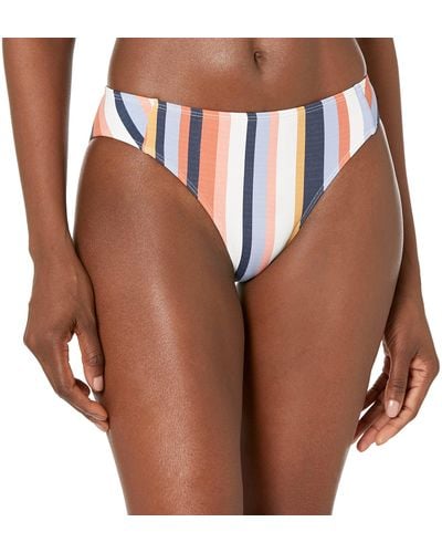 Roxy Standard Beach Classics Full Bikini Bottom - Brown