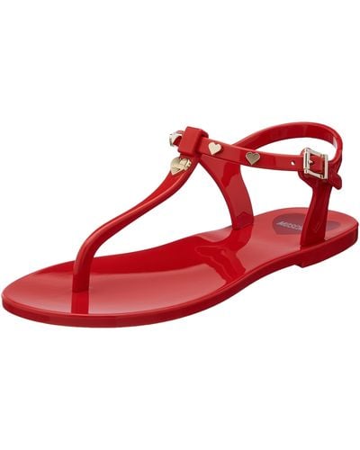 Love Moschino Sandalo Sandals - Red